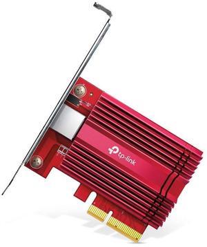 TP-Link TX401 Network Card and Ethernet Adapter 10000 Mbit/s Internal TX401, Internal, Wired, PCI Express, Ethernet, 10000 Mbit/s, Red
