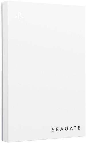 Seagate Game Drive PS4/PS5, 5TB, Portable External Hard Drive, 2.5 Inch, USB 3.0, White, LED Blue, Plug and Play, Model No.: STLV5000200