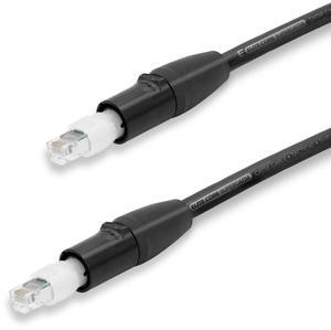 Elite Core SUPERCAT5E Ultra-Durable Shielded Ethernet Cat5e Cable, Retractable etherCON, Choose Your Length (50FT)