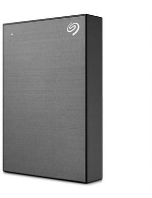 Seagate One Touch, 5TB, Password Activated Hardware encryption, Portable External Hard Drive, Portable External Hard Drive, PC, Notebook & Mac, USB 3.0, Space Gray (STKZ5000404)