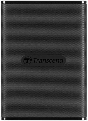 Transcend 2TB ESD270C, External Solild State Drive, Portable SSD, One Touch to Back up, One-Time Password to Unlock, Type-A and Type-C Cables Included - TS2TESD270C