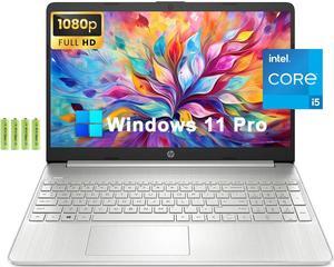 HP 15 15.6" FHD Business Laptop Computer, 11th Gen Intel Quad-core i5-1135G7, 16GB RAM 1TB PCIe SSD, Intel Iris Xe Graphic, Numeric Keypad, SD Card Reader, Type-C, HDMI, Windows 11 Pro, w/Battery