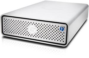 G-Technology 12TB G-DRIVE with Thunderbolt 3 and USB-C Desktop External Hard Drive, Silver - 0G05383-1