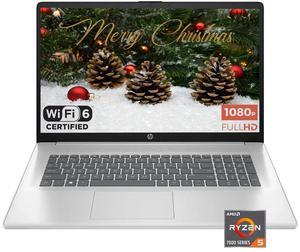 HP 17.3" 1920 x 1080 (Full HD) Laptop, AMD Ryzen 5 7430U(6 core), AMD Radeon Graphics, 8GB DDR4 RAM, 512GB SSD, HDMI, Wi-Fi 6, Bluetooth, Windows 11 S, Natural Silver, EAT 64GB USB Flash Drive HP 17.3" 1920 x 1080 (Full HD) Laptop, AMD Ryzen 5 7430U(6 core), AMD Radeon Graphics, 8GB DDR4 RAM, 512GB SSD, HDMI, Wi-Fi 6, Bluetooth, Windows 11 S, Natural Silver, EAT 64GB USB Flash Drive