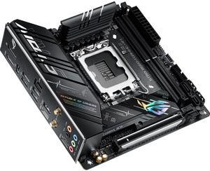 ASUS ROG Strix B660-I Gaming WiFi LGA 1700(Intel 12th Gen) Mini-ITX Motherboard(PCIe 5.0, 8+1 Power Stages, DDR5,WiFi 6,2.5 Gb LAN, 2xM.2 PCIe 4.0 NVMe SSD Support, USB 3.2 Gen 2x2 Type-C)