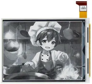 Waveshare 6inch E-Ink Raw Display Compatible with Raspberry Pi 4B/3B+/3B/2B/B+/A+/Zero/Zero W/WH/Zero 2W Series Boards 1448x1072 High Definition 16 Gray Scale Without PCB Supports Partial Refresh