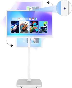 27 Inch Portable Touchscreen Monitor | Rolling Monitor on Wheels | 1080p Standbyme Smart Screen | 8g+128g | Android OS 13 | 4K Webcam & 133wh Battery(Up to 8H) | Full Swivel Rotation | Remote Control