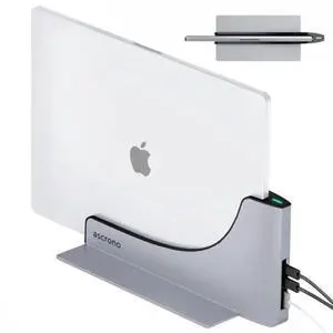 Ascrono Dock for 14" Apple MacBook Pro - Docking Station - Connect Dual Displays w/Two Thunderbolt 4 USB-C Ports - Mac Docking Station Hub for MacBook Pro 14" (M1,M2,M3,M4 Base/Pro/Max, 2021-2024)