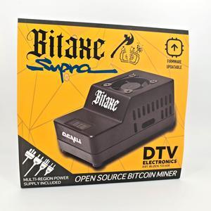 Bitaxe Supra Open Source Bitcoin ASIC Miner - BTC Miner with 700 GH/s Hash Rate, Low Power Consumption - Quiet Solo Bitcoin Miner for Home Use with Multi-Region Power Supply by DTV BTC ELECTRONICS