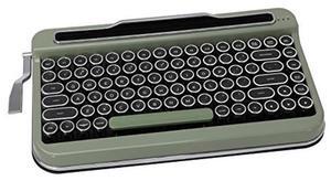 Penna Bluetooth Keyboard with Black Chrome Keycap(US Language) (Switch-Cherry Mx Blue, Olive Green)