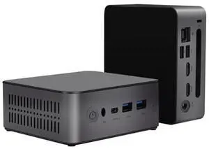 BRE NUC Mini PC N5A Intel Core i5-12450H up to 4.4GHz (8C/12T), 16GB LPDDR5 RAM 512GB NVMe SSD Computers, USB 3.2/Type-C/WiFi 6/BT5.2/RJ45 2.5G/4K Triple Display Desktop PC