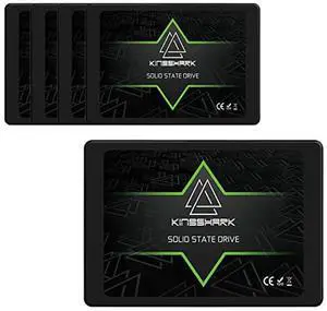 Kingshark SSD 2.5 SATA III 64GB High Performance Internal Solid State Drive for Desktop Laptop 5 Unit Package Pack [64GB(5 Packs),2.5-SATA3]