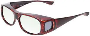 Medspex Fl012 Photochromic Transition Glasses Tortoise Havana/Teal Therapeutic Color Therapy Light Sensitivity Chromotherapy