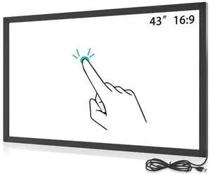 Senisway 43 Inch Multi 10 Points IR Touch Screen Overlay,IR Infrared Touch Frame Driver Free with USB Interface