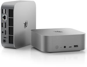 Beelink SER8 Mini PC AMD Ryzen 7 8745HS, 32GB DDR5-5600MHz 1TB PCIe4.0 SSD, AMD Radeon 780M Graphics 12core 2600MHz Gaming PC, USB4.0/ Triple Display/ WiFi6/ BT5.2/2.5Gbps LAN Mini Computer
