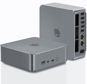Beelink EQI12 Mini Pc,Intel Core i7-12650H (10C/16T,up to 4.7GHz),Mini Computer with 24GB LPDDR5 RAM/500GB SSD,Built-in PSU/4K Dual Screen Display/WiFi6/BT5.2/Dual Gigabit LAN