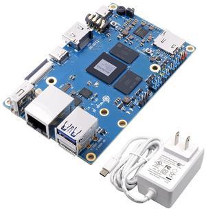 Orange Pi 5 16GB Rockchip RK3588S 8 Core 64 Bit Single Board Computer, 2.4GHz Frequency 8K Video Decoding Open Source Board Mini PC Run Orange Pi OS,Android12,Debian11 (Pi 5 16GB+5V4A TypeC Supply)