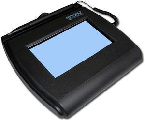 Topaz T-LBK755SE-BBSB-R SignatureGem LCD 4x3 Signature Capture Pad, Dual Serial/Virtual Serial via USB