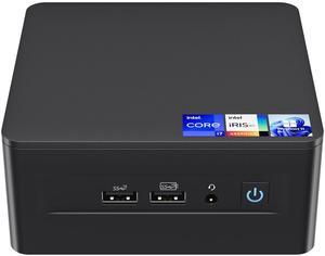 Intel NUC 12 Pro, for ASUS NUC12 Pro Wall Street Canyon Mini PC, 16GB RAM, 512GB SSD, Intel Core i7-1260P CPU (18M Cache, up to 4.70 GHz), WiFi 6E, BT 5.2, 2*Thunderbolt 4, Win 11 Pro(NUC12WSHi7)