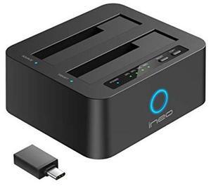 ineo USB 3.1 Gen1 to SATA 2.5" or 3.5 inch SSD/HDD Docking Station (Clone Docking)
