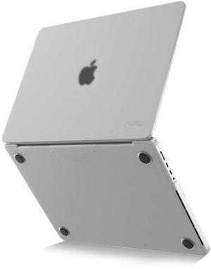 Kuzy Clear MacBook Pro 14 inch Case 2024 2023 2022 2021 M4 M3 M2 M1 Pro Max A3401 A3185 A3112 A2992 A2918 A2779 A2442 Protective Hard Shell Cover - Anti-Fingerprint - Matte Finish, Frosted Clear