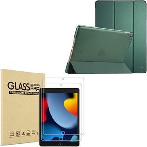 ProCase iPad 10.2 Case iPad 9th Gen Bundle with 2 Pack iPad 10.2 9th Generation 2021/ 8th 2020/ 7th 2019 Screen Protector