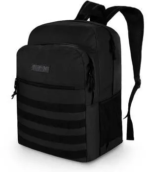 Wrangler Tradesman Backpack, Water Resistant Casual Daypack for Travel Work School, Unisex Laptop Backpack with Notebook Sleeve