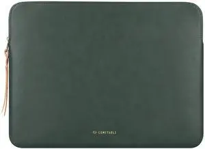 Comfyable Tablet Sleeve Compatible with iPad Air 11" M3 2025, iPad Pro 11 Inch M4 2024 & Smart/Magic Keyboard with Pencil Holder-PU Leather Bag Water-Resistant Slim Case - Green