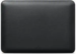 Comfyable Laptop Sleeve 13 Inch Compatible with MacBook Air M4 M3 M2 M1 2025-2018, MacBook Pro 13" 2022-2016 - Slim Protective Faux Leather Case w/Magnetic Closure, Black