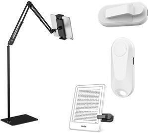 1 PCS Tablet Floor Stand +1 PCS Page Turner for Kindle