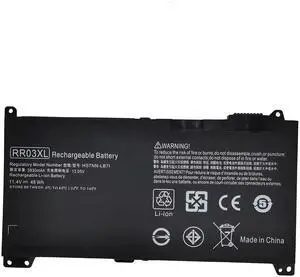 FLYRLB RR03XL Replacement Laptop Battery Compatible with HP ProBook 470 G5 450 G5 430 G4 440 450 455 470 G4 G5 MT20 Series RR03048XL 851477-541 851477-421 851610-855 851610-850 -11.4V 48Wh