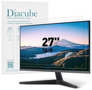 Diacube 2-PACK 27 Inch DIAGONAL 16:9 Computer Blue Light Blocking Screen Protector for Widescreen Desktop PC LED Monitor and Laptop - Eye Protection | Anti-UV | Anti-Glare