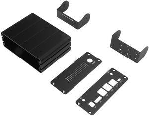 Heayzoki Aluminum Alloy Case for Jetson Orin Nano, Mini Computer Case with Camera Holder, Three Sides Cooling Holes, for Jetson Orin NX Kits