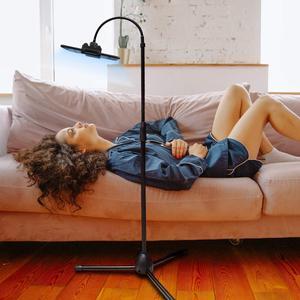 holdUP 2.1m Lazy Mobile Holder with Height-Adjustable Stand and 360deg Adjustable Gooseneck Mobile/Tablet Holder for Leisure Watching and/or Photoshoot & Videography