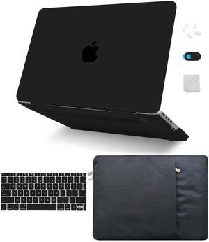 KECC Compatible with MacBook Pro 14 inch 2025 2024-2021 M4/M3/M2/M1 Pro/Max A3401 A3185 A3112 A2992 A2918 A2779 A2442 with Touch ID Plastic Hard Shell Keyboard Cover Sleeve (Matte Black)