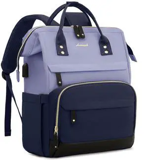 LOVEVOOK Laptop Backpack for Women, 15.6 Inch Work Business Backpacks Purse With Large Capacity, Waterproof Nurse Bag College Bookbag for School, Waterproof Casual Daypack for Travel