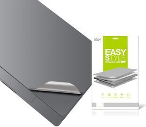 4 in 1 Ultra Thin 3M Vinyl Full Size Laptop Skins Palm Rest Sticker for MacBook Pro 14 Inch M2 M3 M4 (Model: A2442/A2779/A2918/A2992/A3112/A3401/A3185) - Gray