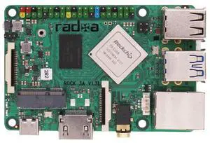 Radxa Rock 3A RK3568 4-core CPU SBC, GPU, NPU, and HDMI with 4K Output (Radxa Rock 3A 4GB)