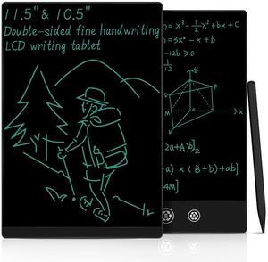LCD Writing Tablet for Adults: Double-Sided 11.5 Inch Reusable Digital Notepad Portable Use in Home School Office Teaching (11.5&10)