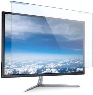 Tecgear Blue Light Shield Anti Blue Light Screen Filter, Universal Widescreen Desktop PC LED Monitor Panel Anti-UV & Anti-Radiation Protection Filter Hanging Type (26-27")