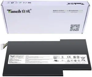 Tanch BTY-M6J Laptop Battery Replacement for MSI GS63 8RE 7RD 7RF GS63VR 6RF Stealth MS-16K2 11.4V 5700mAh 64.98Wh
