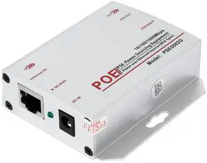 REVODATA Gigabit Industrial 30W PoE+ Injector, Convert Low Voltage DC 12-48V Input to 48V PoE Output, IEEE802.3af/at, DIN-Rail & Wall Mount Injector for Different Scenario (PSE5502G)