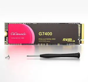 GiGimundo G7400 1TB M.2 PCIe Gen 4.0x4 NVMe SSD QLC - Max 7400MB/s Read, 6800MB/s Write, Ultimate Performance, Ultra Fast Speed for Gamers & Creators