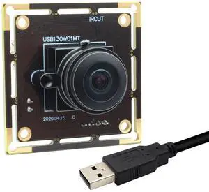 Magnolia 1.3MP Low Light USB Camera Module Wide Angle Webcam with 180 Degree Fisheye Lens AR0130 Mini Lightburn Camera Embedded Industrial Webcam Board for Raspberry Pi,Jetson Nano