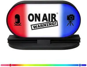On Air Warning! Busy Lights, Do not Disturb Light, Cam, Mic Control Mute, Busy Light Indicator for Office, Adjustable Lights, Free Software Download
