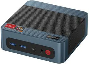 BOSGAME P3 Lite Mini PC Gaming Computers Ryzen 7 6800H, Radeon 680M Graphics, 24GB DDR5 RAM, 1TB PCIe 4.0x4 SSD,Triple Display (HDMI/DP/USB4),USB4 8K 60Hz,WiFi 6E,BT5.2,Dual 2.5GbE LAN