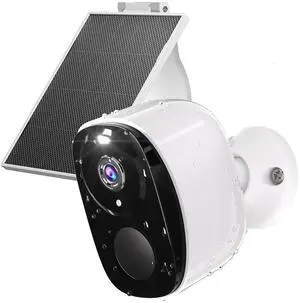 RICHCHO Security Cameras Wireless Outdoor, 2K Solar Cameras for Home Security, WiFi Camera with Color Night Vision, PIR Human Detection, 2-Way Talk, IP65 Waterproof, SD/Cloud Storage,Works/Alexa