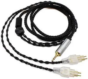 Youkamoo 2.5mm Balanced Replacement Upgrade Cable Compatible for Sennheiser HD650, HD600, HD660S, HD660S2, HD580, HD58X, Massdrop HD6XX Headphones, 16.5 ft (5 m)