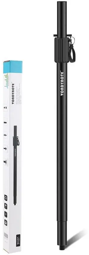 Vondynote Multi Speaker Pole for Subwoofer with Height Adjustment Fits M20 Threaded Mount and 35mm Mount
