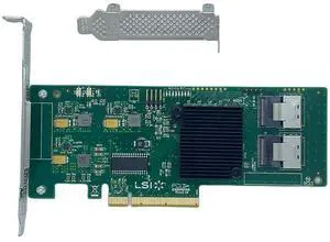 SXTAIGOOD LSI 9201-8i 9211-8i SAS2008 Chip 8-Port 6Gb/s PCI-e HBA SAS SATA RAID Controller Card